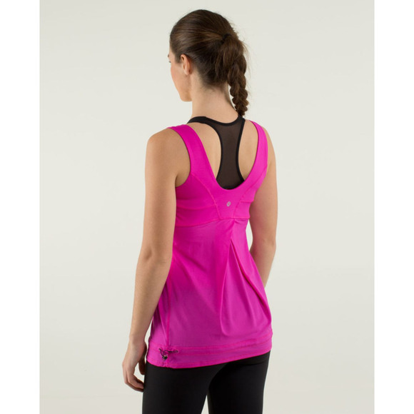 Lululemon Run Mesh Loose Tank Pink 10 NWOT - Picture 4 of 13